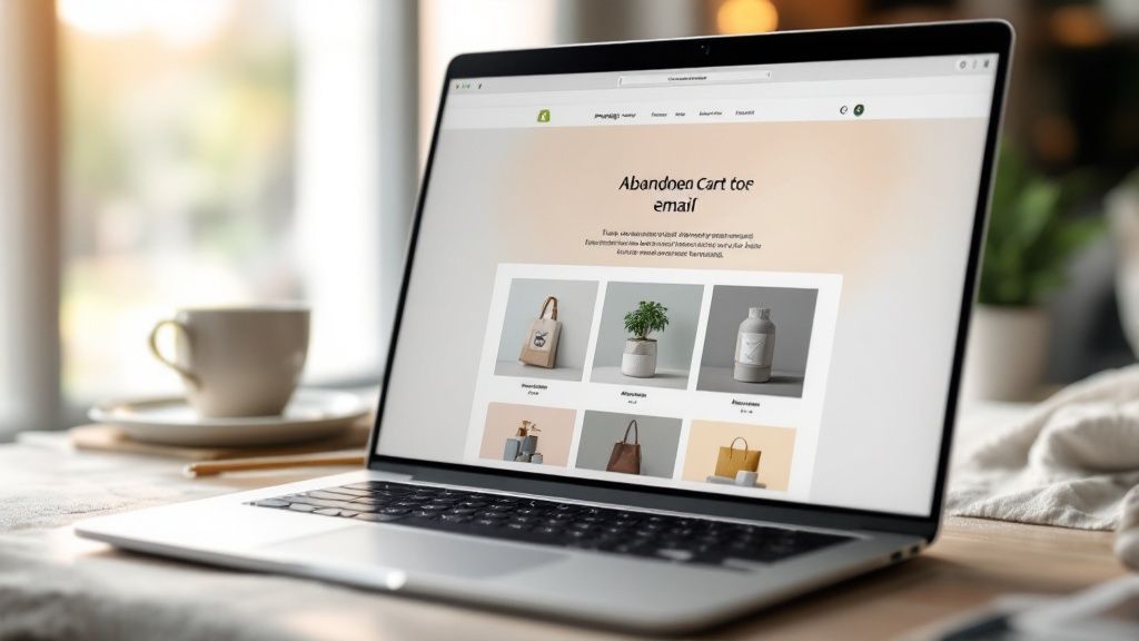 Abandoned Cart Email Shopify: Complete Recovery Guide