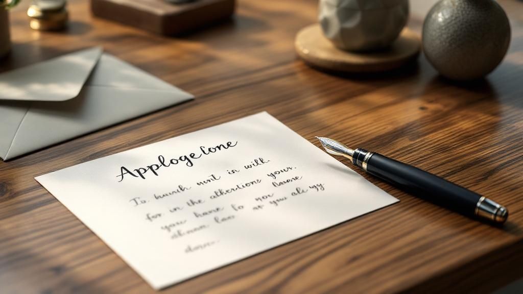 Write an Apology Letter to Customer That Rebuilds Trust
