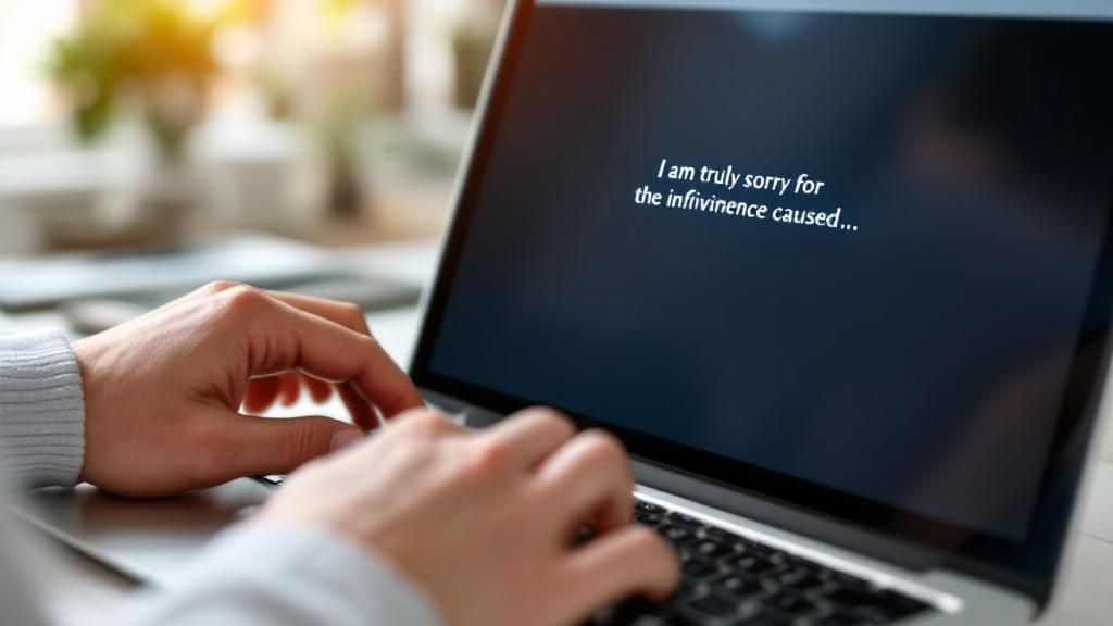 Write an Apology Letter to Customer That Rebuilds Trust