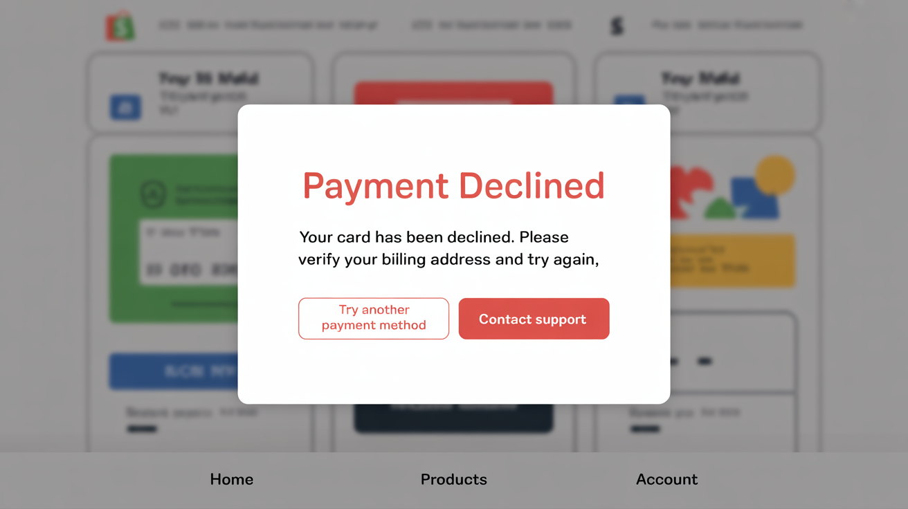 Shopify Checkout Error Messages: Complete Troubleshooting Guide (2025)