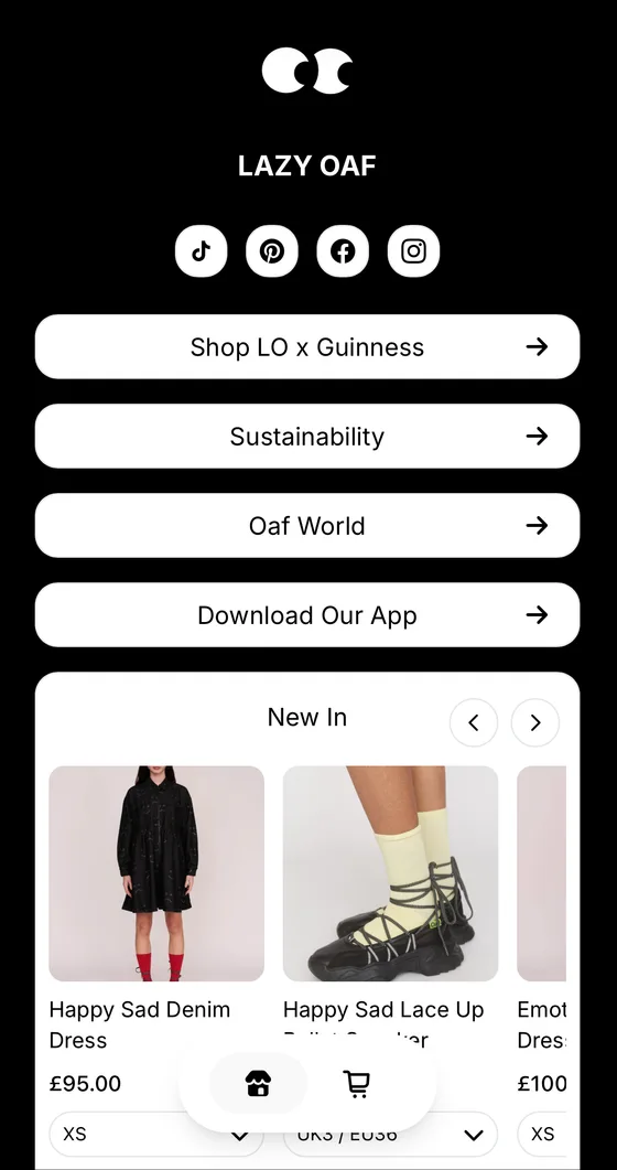 A LinkShop page, example 1
