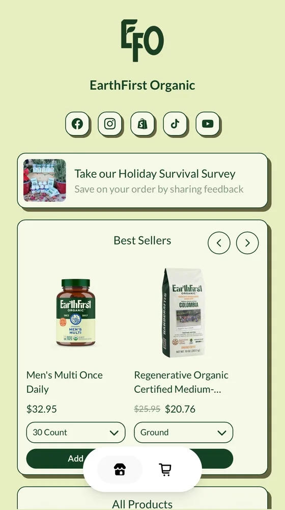 A LinkShop page, example 6